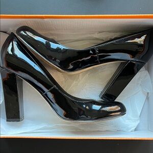 Kate Spade Monica black patent heels